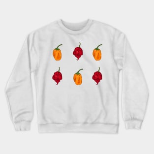 Habanero Reaper Sticker Set Crewneck Sweatshirt